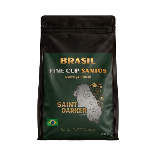 Saint Darker Brasil Fine Cup Santos Single Origin Çekirdek Kahve 1000 Gr Saint Darker Brasil Fine Cup Santos Single Origin Çekirdek Kahve 1000 Gr