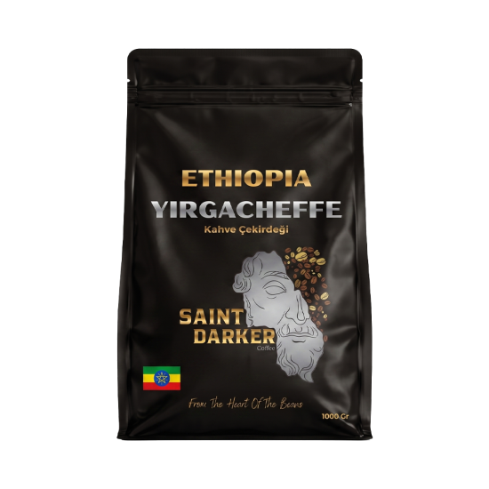 Saint Darker Ethiopia Yirgacheffe Single Origin Çekirdek Kahve 1000 Gr Saint Darker Ethiopia Yirgacheffe Single Origin Çekirdek Kahve 1000 Gr