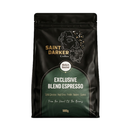 Saint Darker Exclusive Blend Espresso Çekirdek Kahve 1000 Gr Saint Darker Exclusive Blend Espresso Çekirdek Kahve 1000 Gr