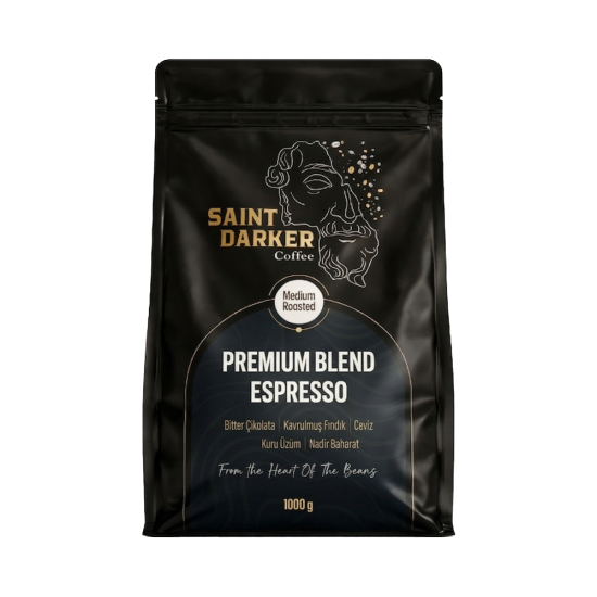 Saint Darker Premium Blend Espresso Çekirdek Kahve 1000 Gr Saint Darker Premium Blend Espresso Çekirdek Kahve 1000 Gr