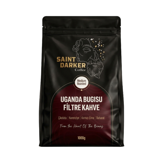 Saint Darker Uganda Bugisu Single Origin Filtre Kahve 1000 Gr Saint Darker Uganda Bugisu Single Origin Filtre Kahve 1000 Gr