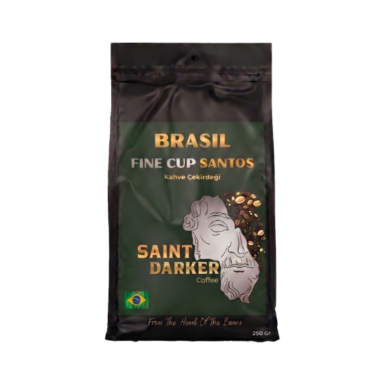 Saint Darker Brasil Fine Cup Santos Single Origin Çekirdek Kahve 250 Gr