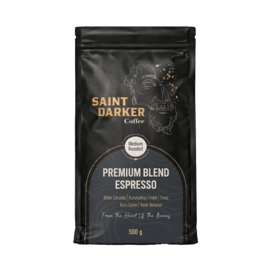 Saint Darker Premium Blend Espresso Çekirdek Kahve 500 Gr Saint Darker Premium Blend Espresso Çekirdek Kahve 500 Gr